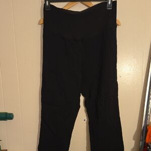 duo Maternity Black Track Pants